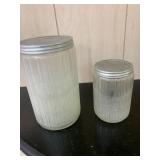 Coffee and Tea Jars from old cabinet