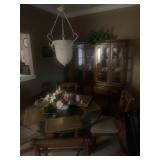 Glass Top Dining Table and 4 Chairs