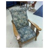 Antique Oak Adjustable Chair