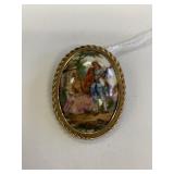 Limoges France Brooch