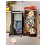 Baseball cards, Baseballs, pins