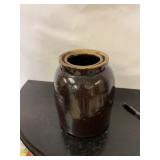 Brown Crock Jar