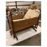 Antique baby cradle