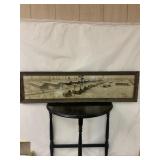 42"x11-1/2" Army Barracks WW I Photo