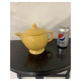 Yellow Fiesta teapot w/lid