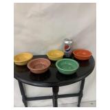 5 Small Fiesta Bowls