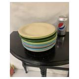 10 7" Fiesta Plates