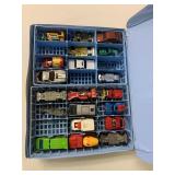 Matchbox case with 20 cars
