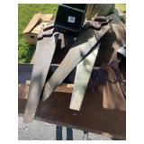 Mitre saw and 3 other saws