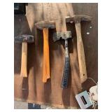 3 hammers and hatchet