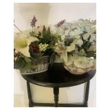 2 pieces China with flowers