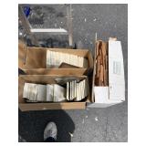 3 boxes miscellaneous wood shingles