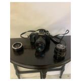 Canon T-50 35 mm Camera with extra lenses