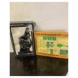 Microscope and slides