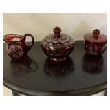 Ruby Red 3-piece set