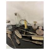 Dressing set and container