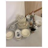 Bargain box miscellaneous dishes, etc.