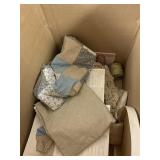 Bargain box:  linens- towels, table cloths