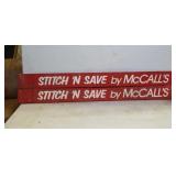 2 vintage metal McCall