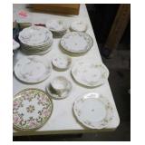 Group of Haviland limoges plates, & others
