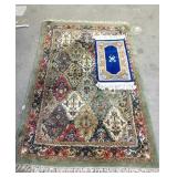 Two oriental rugs (rough condition)
