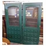 2 vintage screen doors