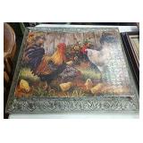 Decorative frame and puzzle art
