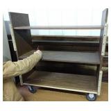 Rolling library cart