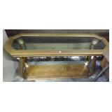 Sofa table w/glass top