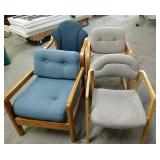 Group of office chairs