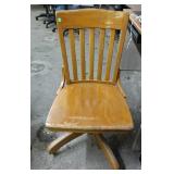 Wooden office chair