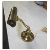 Brass desk lamp