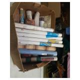 vinyl wallcovering & vellum tracing paper