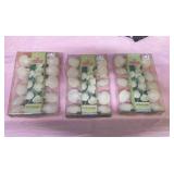 3 strands of shell lights