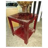Plexiglass side table