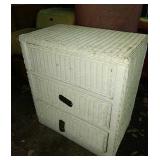 Wicker chest of drawers