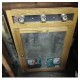 Lighted cabinet mirror