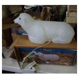 Blow mold lamb ( light up)