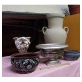 Large 21 inch urn, planters, and vase