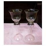 11 crystal candlesticks