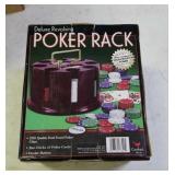 Revolving Poker rack, in original box