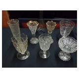 Antique crystal glassware