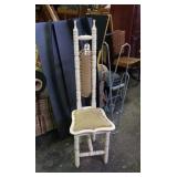 Ornate vintage highback chair