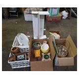 Planters, candles, plant shelves,  and more