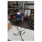 Hampton Bay hanging flower basket stand