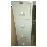 Heavy duty fire insulated 4-drawer filing cabinet