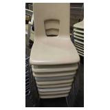 10 stackable school chairs