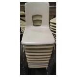 10 stackable school chairs