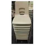 10 stackable school chairs