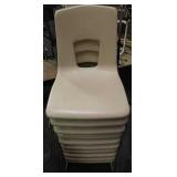 10 stackable school chairs